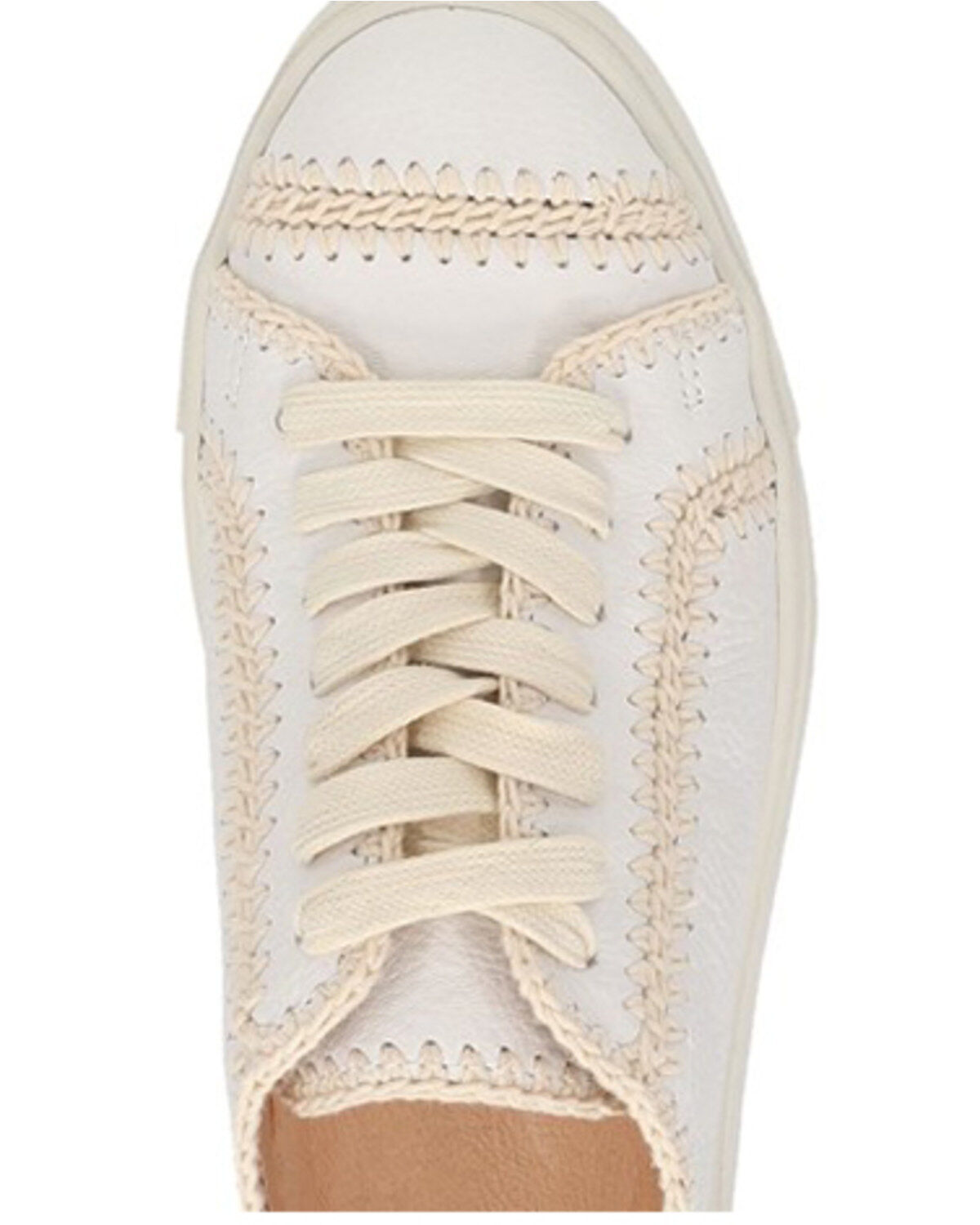 Image #6 - Frye Women's Ivy Crochet Low Lace Sneakers, White, hi-res