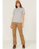 Carhartt Women's Rugged Flex Loose Fit Canvas Work Pants, Beige/khaki, hi-res