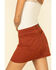 Shyanne Women's Rust Copper Denim Mini Skirt , , hi-res