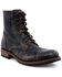 Image #1 - Bed Stu Men's Lux Protege Black Lace-Up Casual Boot - Round Toe, Black, hi-res