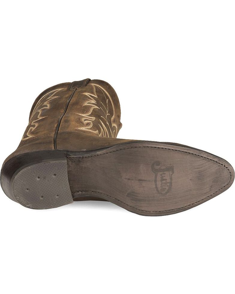 justin men's bay apache western boot