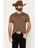 Image #2 - Cinch Men's Boot Barn Exclusive Southwest Short Sleeve Graphic T-Shirt, Brown, hi-res