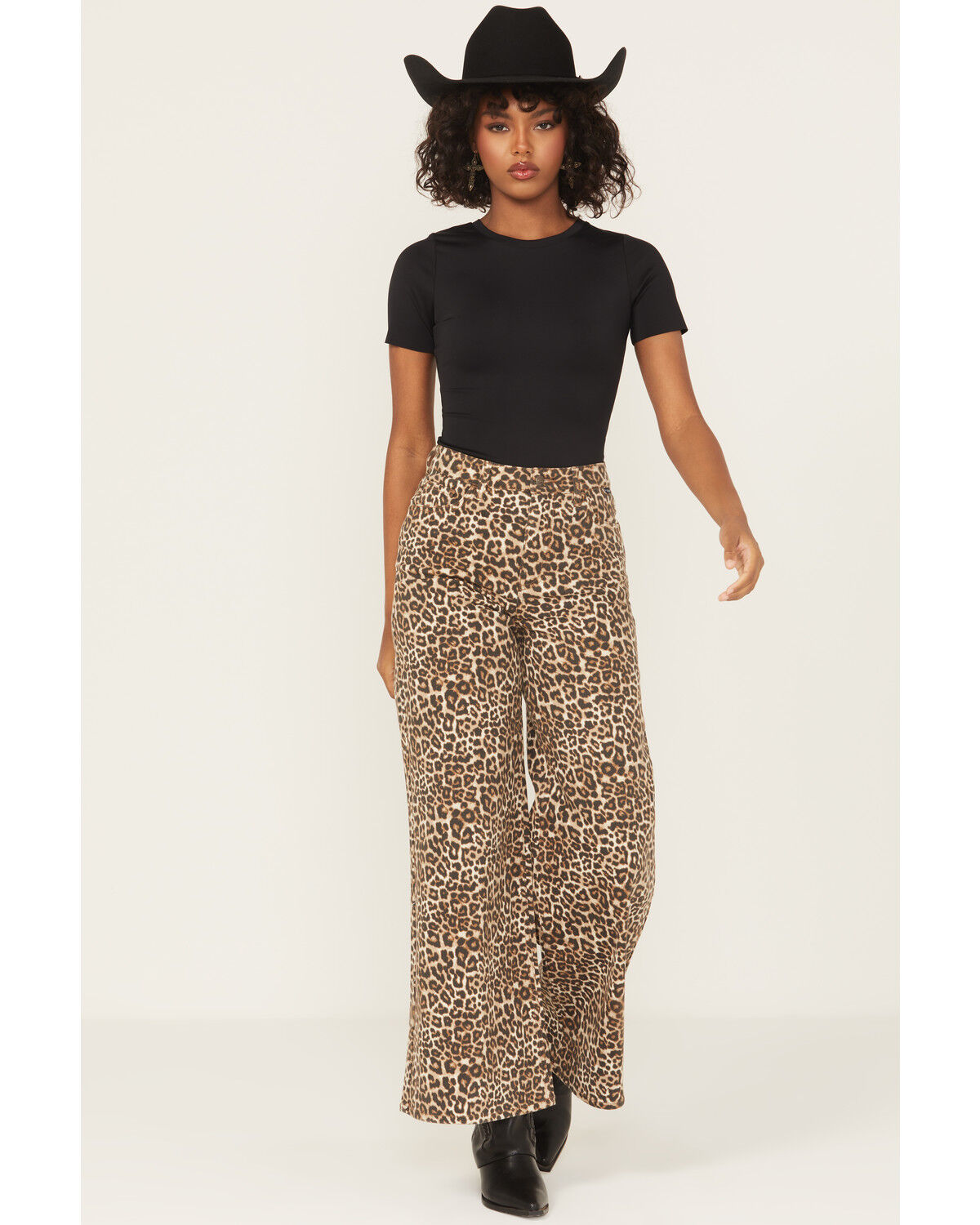 WIDE LEG TROUSERS LEOPARD CHIFFON – SPRWMN