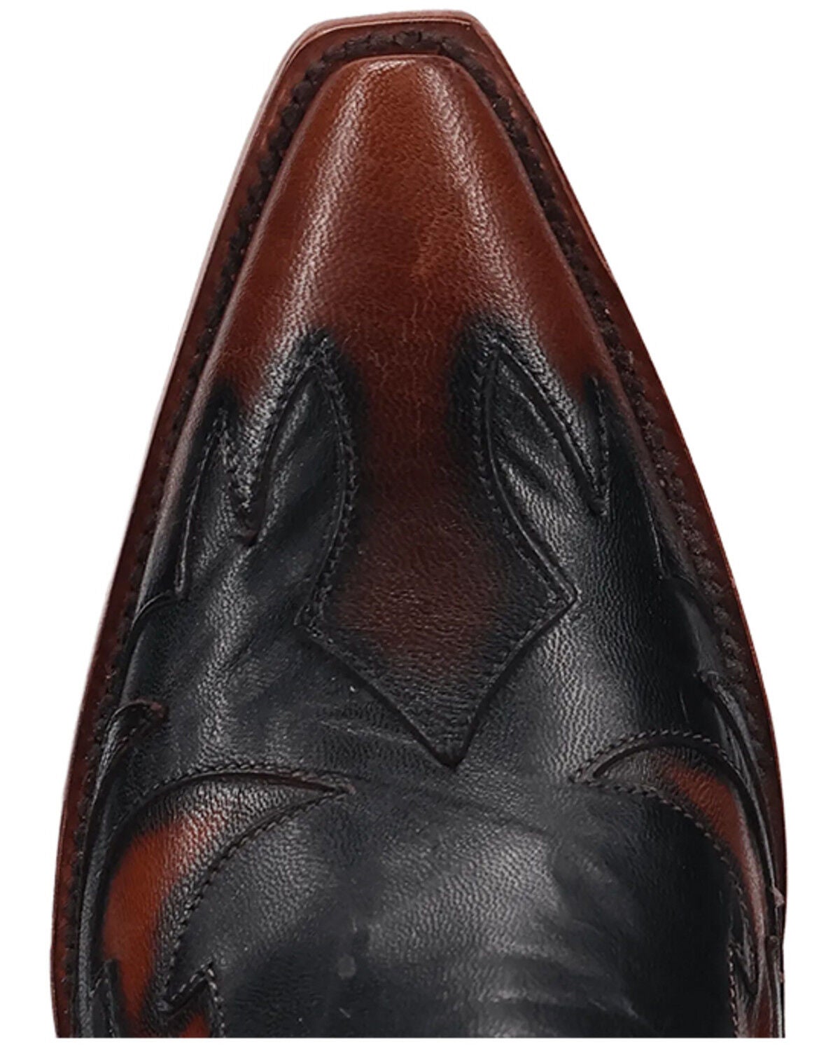 Image #6 - Dan Post Men's Tularosa Inlay Tall Western Boots - Snip Toe, Black, hi-res