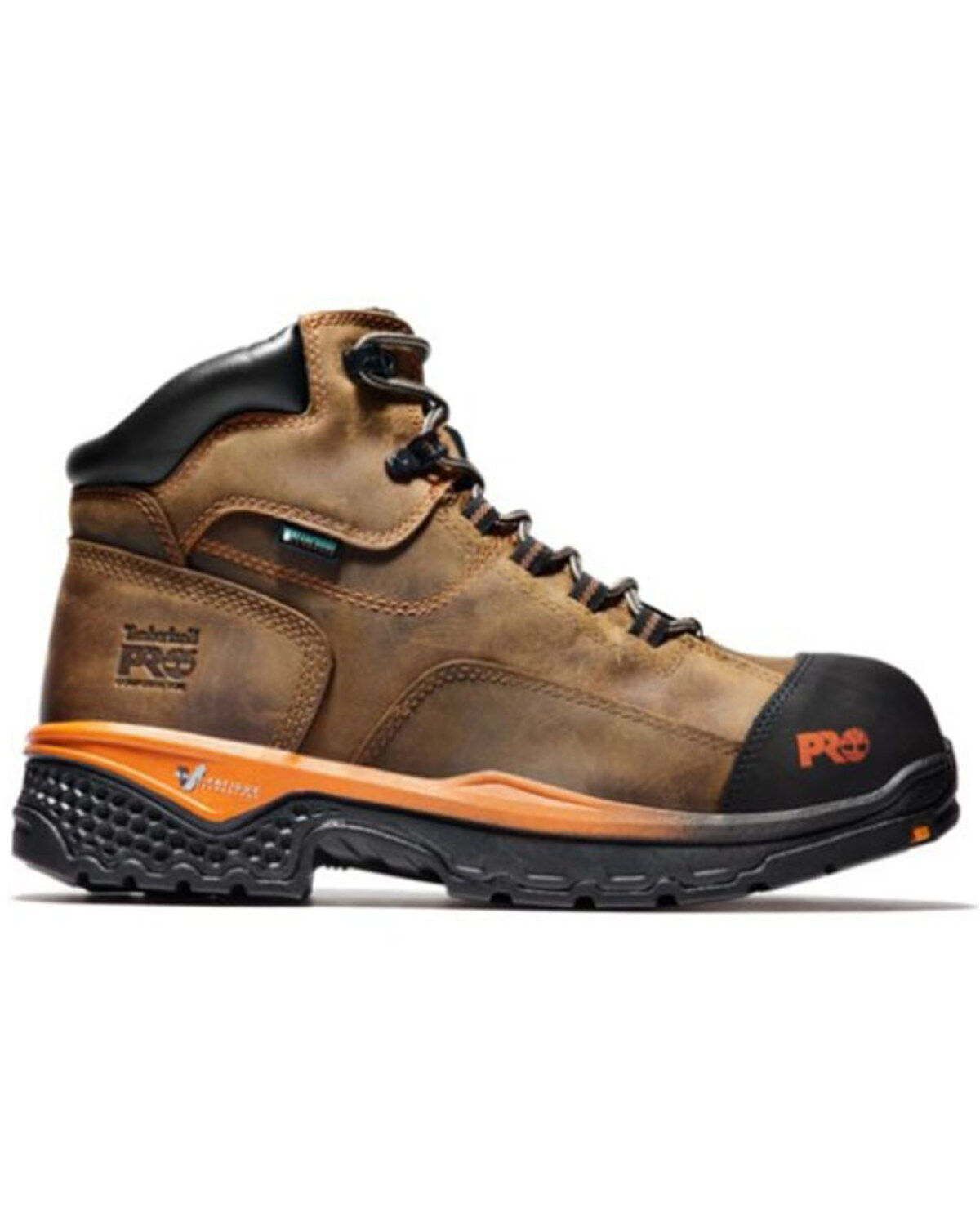 Image #2 - Timberland Pro Men's Bosshog Waterproof Work Boots - Composite Toe, Brown, hi-res