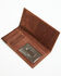 Image #3 - Stetson Men's Steerhead Checkbook Rodeo Wallet, Brown, hi-res