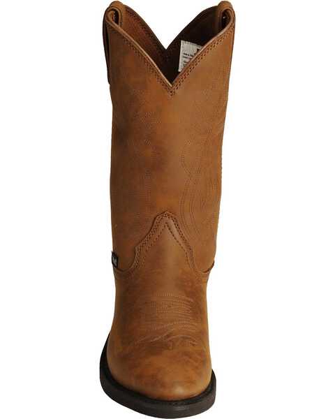 Image #4 - Justin Men's Butch Farm & Ranch Cowboy Work Boots - Medium Toe, , hi-res