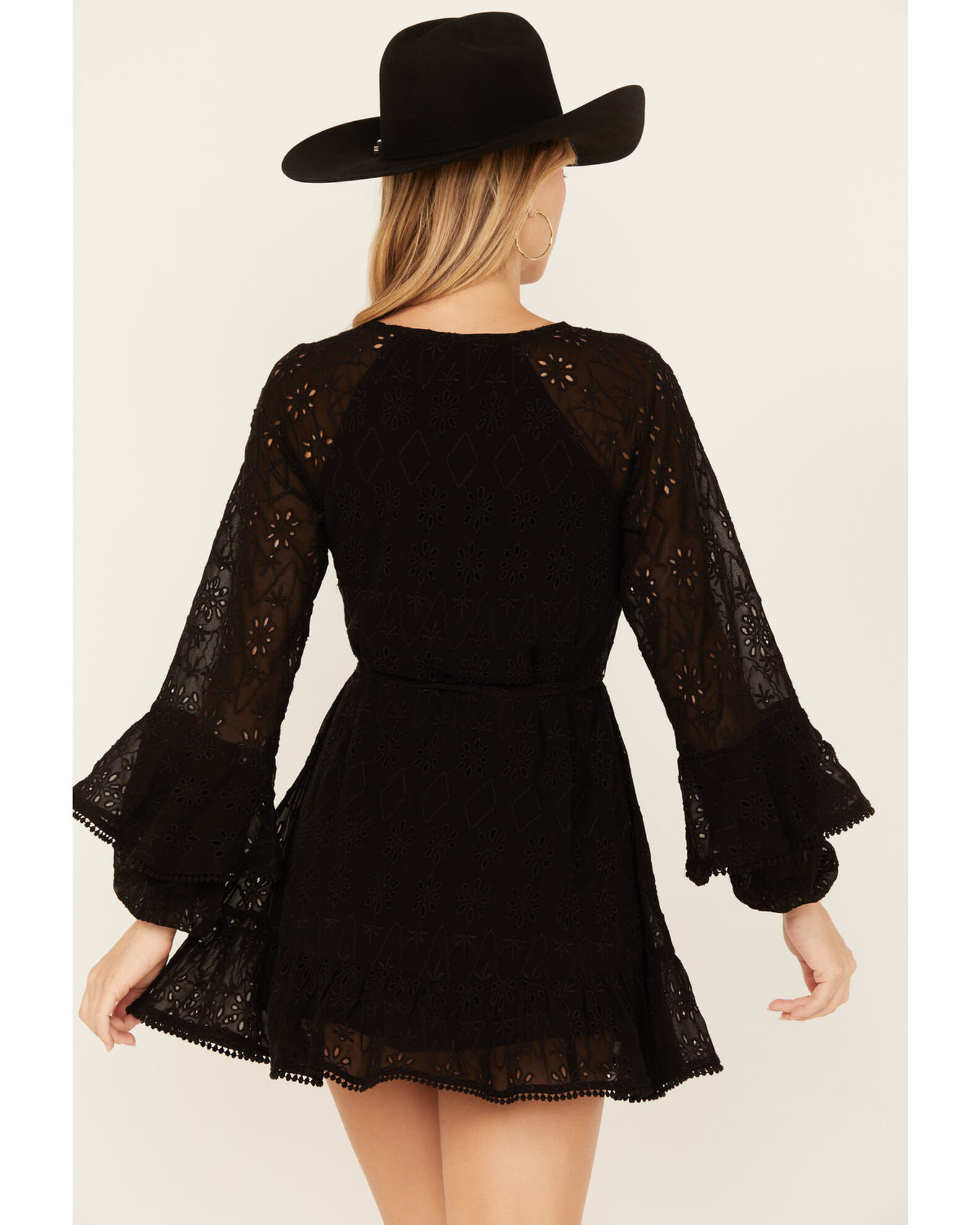 Shyanne Women s Lace Ruffled Mini Dress Pueblo Mall