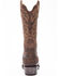 Image #5 - Moonshine Spirit Men's Mad Dog Bone Overlay Western Boots - Snip Toe, , hi-res