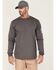 Image #1 - Cody James Men's FR Logo Long Sleeve Work T-Shirt , Charcoal, hi-res