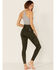 Image #4 - Wrangler Women's Cargo Leggings, Olive, hi-res