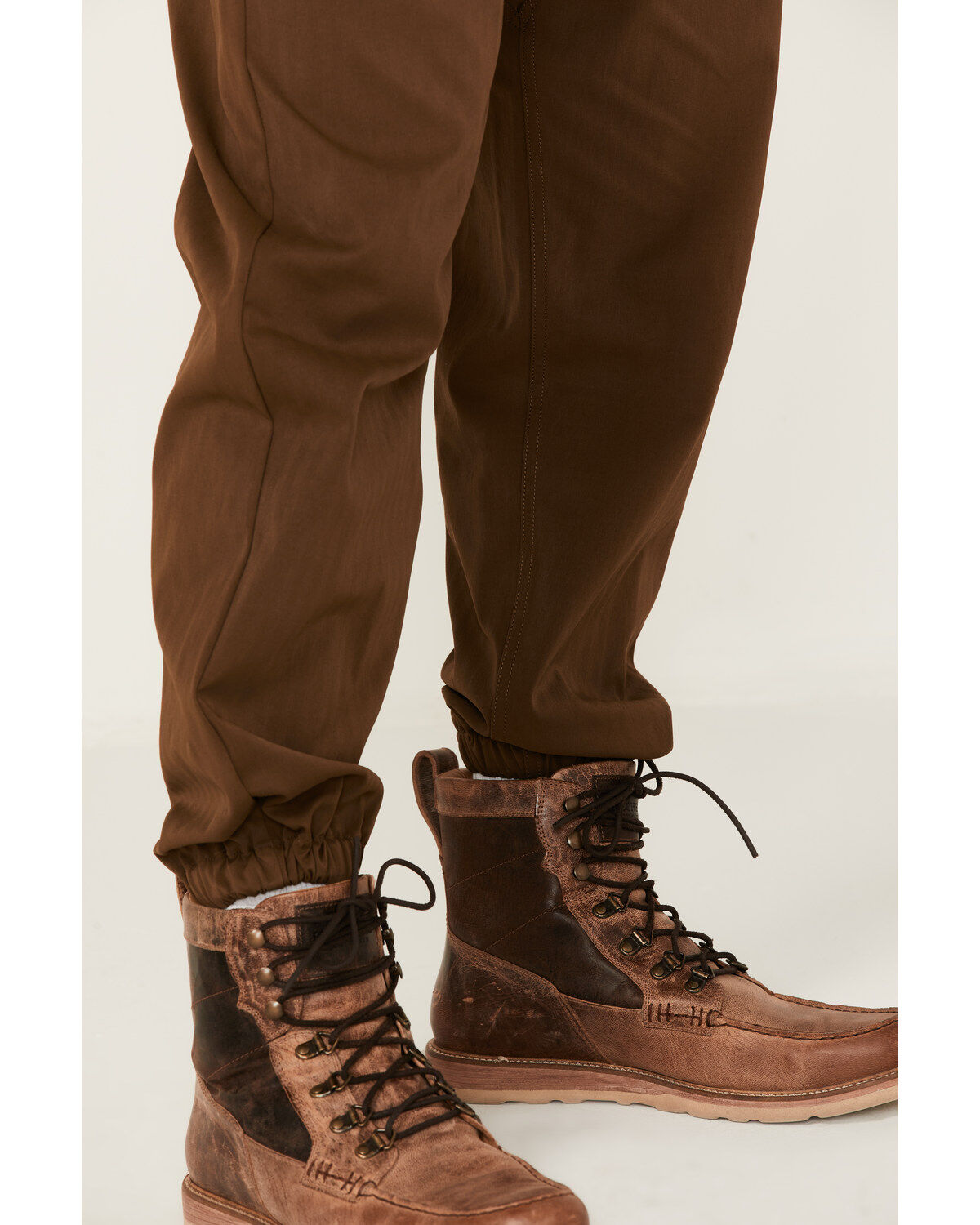 Image #2 - Brixton Men's Jupiter Service Crossover Pants, Brown, hi-res