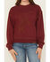 Image #3 - Ariat Women's Lasso Crewneck, Burgundy, hi-res