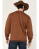 Image #4 - Cinch Men's Solid Logo Crewneck Sweatshirt, Brown, hi-res