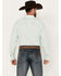 Image #4 - Ariat Men's Solid Slub Classic Fit Long Sleeve Button-Down Western Shirt - Tall, Mint, hi-res