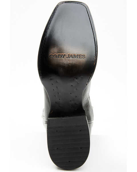 Image #7 - Cody James Men's 12" Western Boots - Square Toe, Black, hi-res