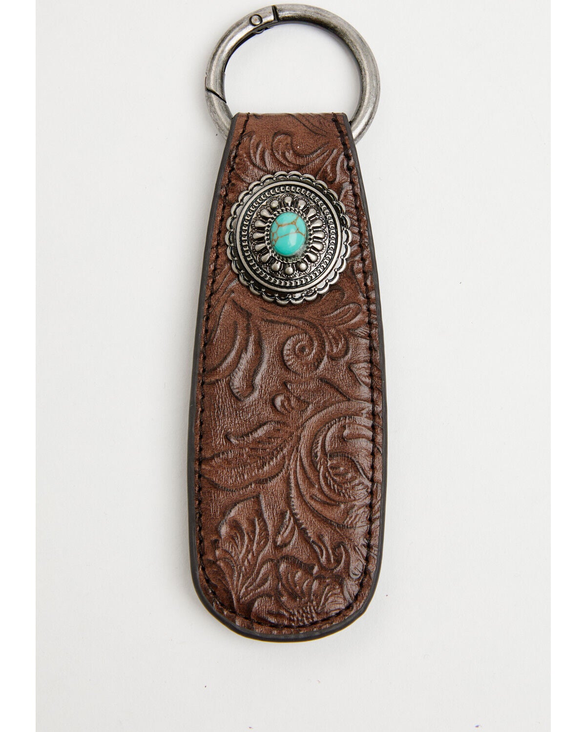 Image #2 - Boot Barn Hewitt Concho Magnetic Hat Clip Keychain, Brown, hi-res