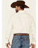 Image #4 - Cinch Men's Modern Fit Solid Cream Long Sleeve Button Down Western Shirt, Cream, hi-res