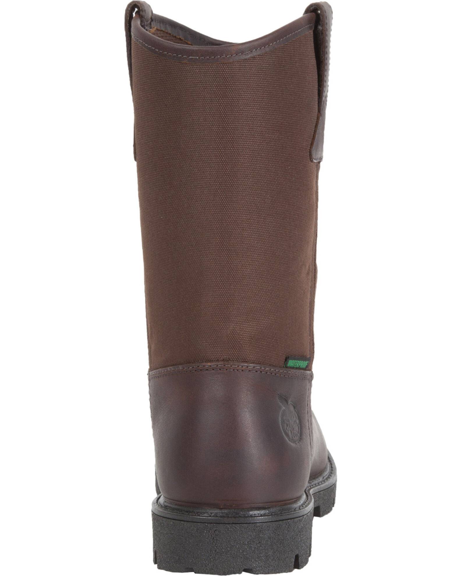 Image #7 - Georgia Men's Homeland Waterproof Wellington Boots, Brown, hi-res