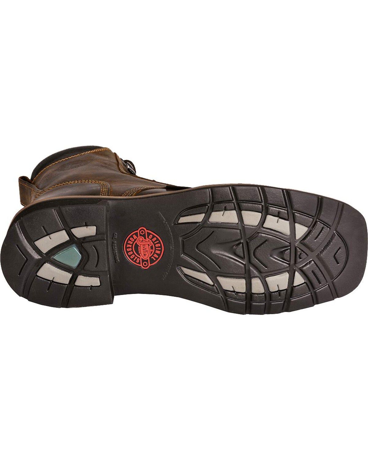 Image #5 - Justin Men's Stampede Pulley 8" Lace-Up Work Boots - Steel Toe, , hi-res