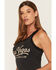 Image #2 - Blue Life Women's Vegas Lace Tank, Black, hi-res