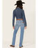 Image #3 - Wrangler Women's Sophia Medium Wash Mid Rise Ultimate Riding Bootcut Stretch Denim Jeans, Medium Wash, hi-res