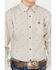 Image #3 - Ariat Boys' Beau Geo and Skull Print Long Sleeve Button-Down Shirt, Sand, hi-res