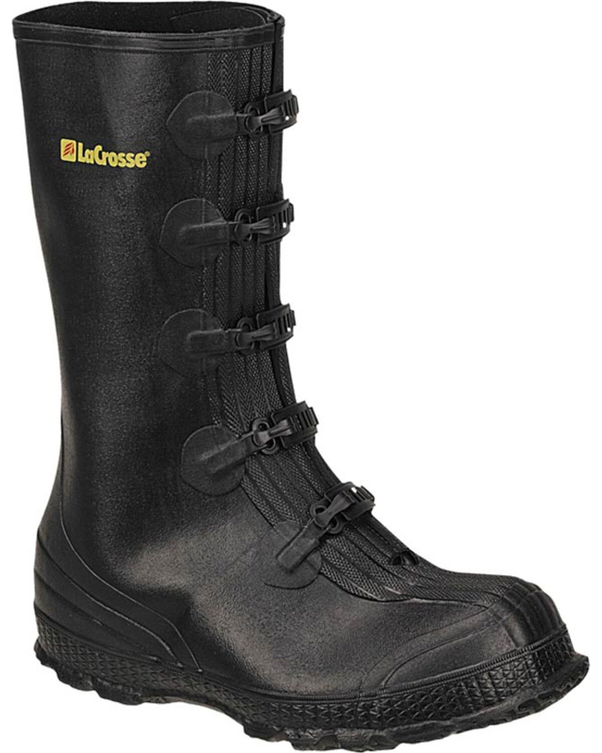 Image #1 - LaCrosse Men's Z-Series Overshoe Rubber Boots - Round Toe, Black, hi-res