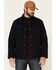 Pendleton Men's Solid Navy Quilted Canvas Snap-Front Shirt Jacket , Navy, hi-res