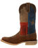 Image #3 - Durango Men's Rebel Pro Texas Flag Western Boots - Broad Square Toe, Tan, hi-res