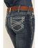 Image #2 - Ariat Women's Mid Rise Boot Cut Real Riding Jeans, Indigo, hi-res