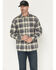 Image #1 - Hawx Men's Buffalo Plaid Print Long Sleeve Button-Down Flannel Shirt, Charcoal, hi-res