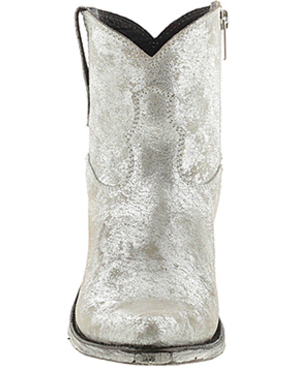 Image #4 - Liberty Black Women's Brandy Metallic Western Boots - Snip Toe, Silver, hi-res