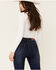 Image #3 - Rock & Roll Denim Women's Button Front Bell Bottom Jeans, , hi-res