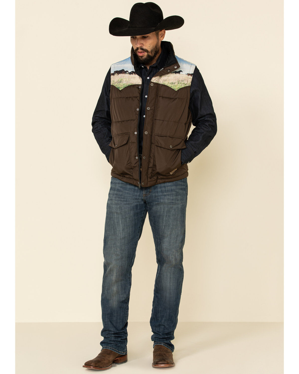 cinch down vest
