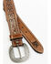 Image #2 - Red Dirt Hat Co. Men's Ivory Underlay Tooled Leather Belt, Brown, hi-res