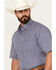 Image #2 - Wrangler Men's Classic Plaid Print Short Sleeve Button-Down Western Shirt - Tall, , hi-res