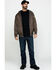 Image #6 - Ariat Men's Rebar Cold Weather Reversible Zip Work Hooded Sweatshirt - Big & Tall, Bark, hi-res