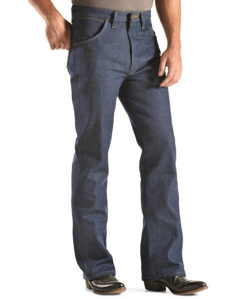Image #3 - Wrangler Men's Slim Fit Traditional Boot Cut Jeans, Indigo, hi-res