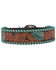 Image #1 - Myra Full Bloom Tooled Leather Dog Collar, , hi-res