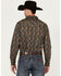 Image #4 - Cody James Men's Vaquero Paisley Print Long Sleeve Snap Western Shirt, Dark Blue, hi-res