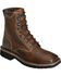 Image #1 - Justin Men's Stampede Pulley 8" Lace-Up Work Boots - Steel Toe, , hi-res