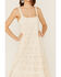 Image #3 - Jen's Pirate Booty Women's Flower Power Eyelet Lace Maxi Dress, Natural, hi-res