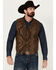 Image #1 - Cody James Men's Southwestern Print Jacquard Vest, Brown, hi-res