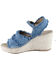 Image #3 - Diba True Women's Grants Ville Wedge Sandals , Blue, hi-res