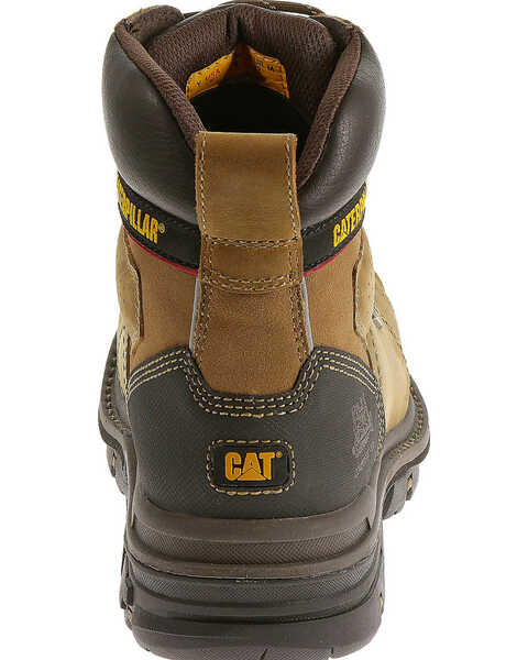 Men's Caterpillar 6" Precision Waterproof Composite Toe Work Boot  Wheat 90808