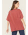 Image #4 - Wrangler Retro Women's Cowboy Logo Short Sleeve Oversized Graphic Tee, Rust Copper, hi-res