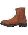 Image #3 - Dingo Men's Road Trip Ankle Boots - Round Toe, Brown, hi-res