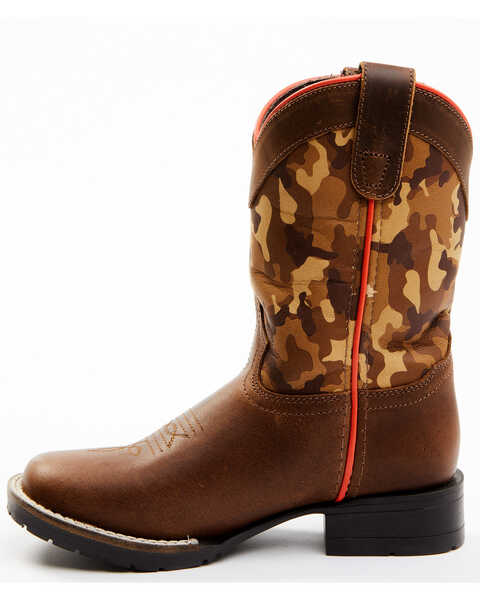 Image #3 - Cody James Boys' Camo Western Boot - Square Toe, Multi, hi-res