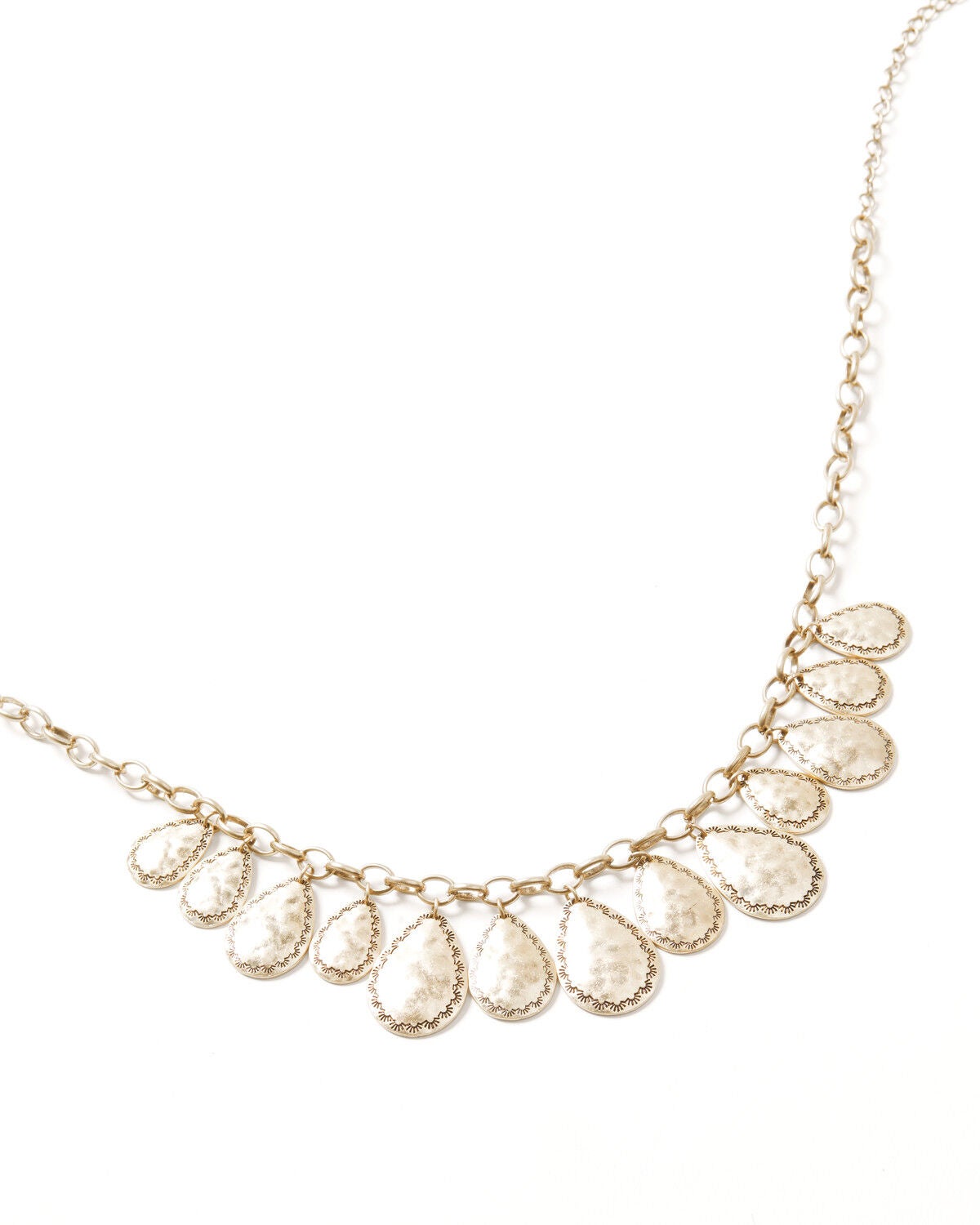 Image #1 - Shyanne Women's Western Romance Teardrop Statement Necklace, Gold, hi-res